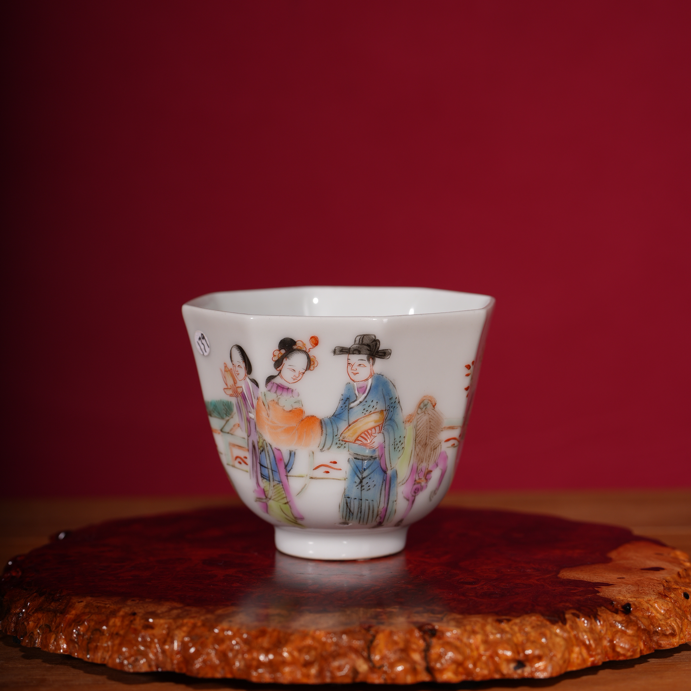 139清光绪粉彩杯瓷器收藏 文物商店 明清瓷 非仿古工艺品