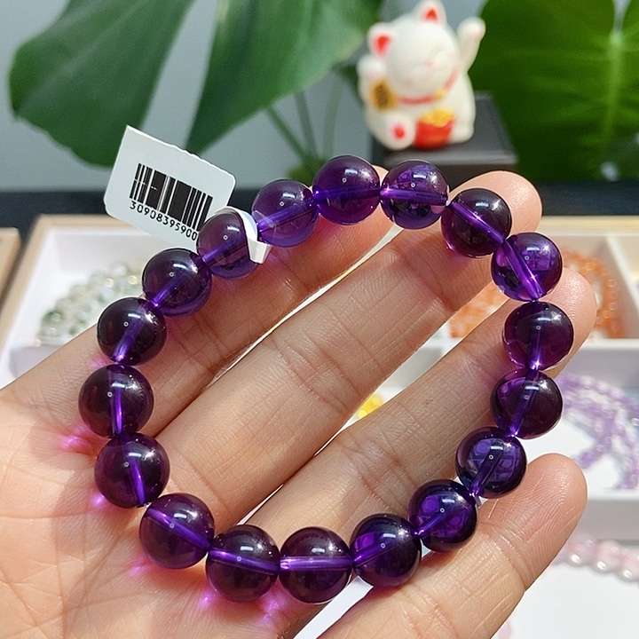 水晶手链未镶嵌紫水晶10