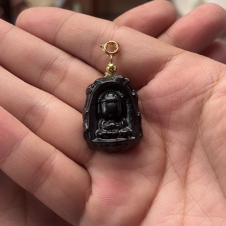 颈饰未镶嵌和田玉无相佛