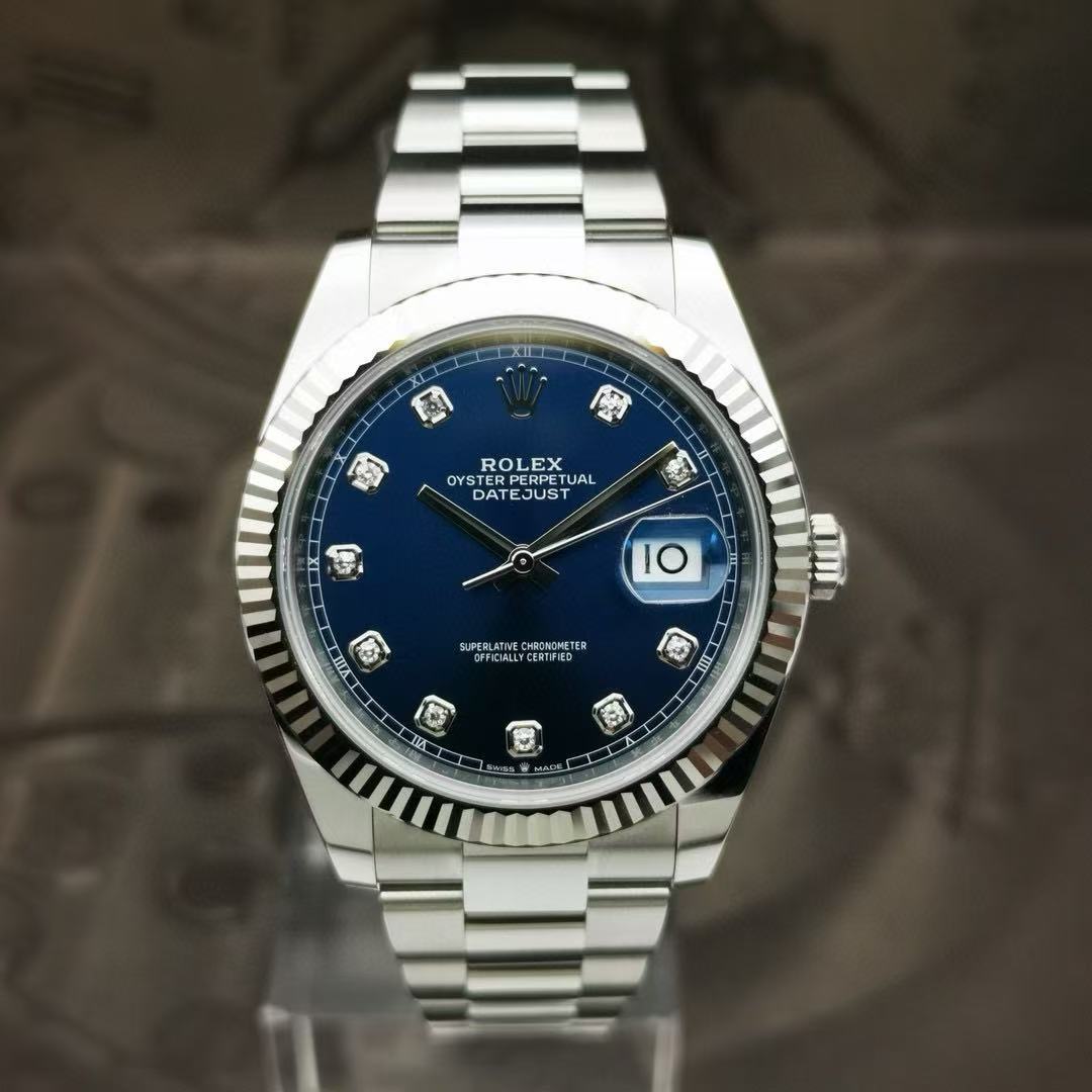 95新 Rolex/劳力士 日志/126334/蓝钻/41mm/22年全套