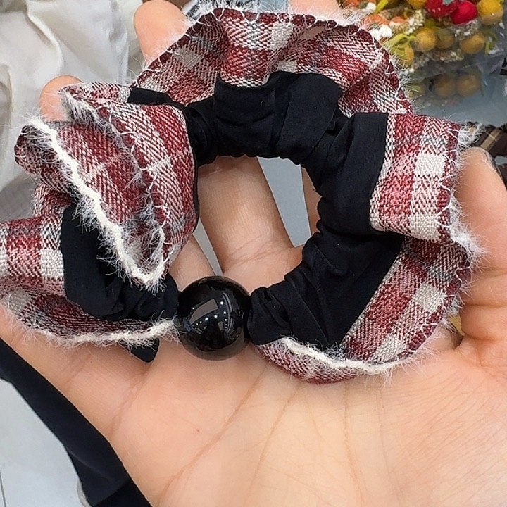 皮质铁合金红色格子