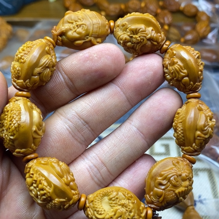 橄榄核手串/手链橄榄核雕工艺手串
