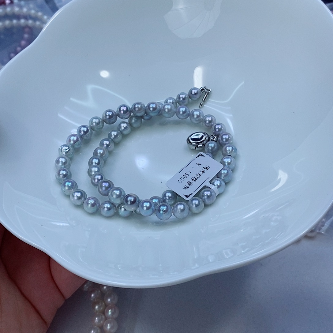 海水珍珠颈饰银S925镶嵌