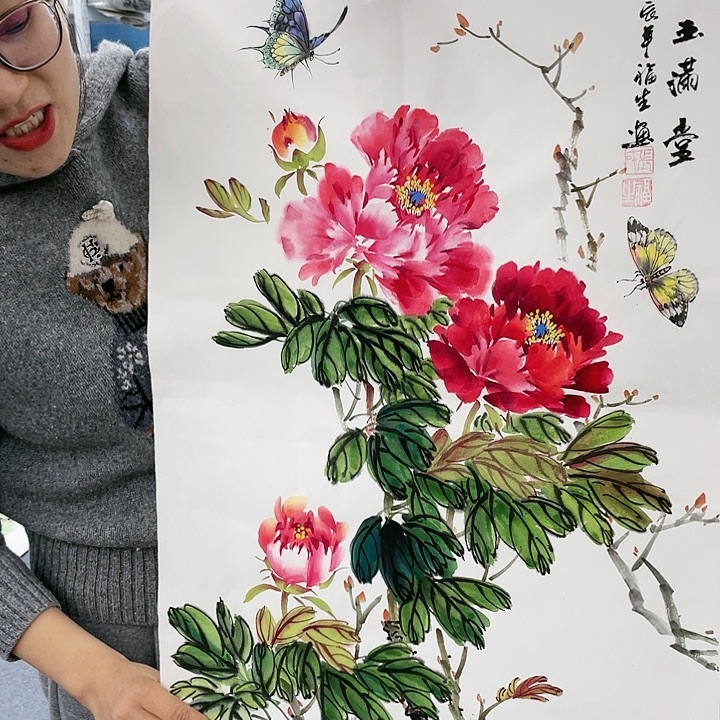 国画纯手绘国画作品鉴赏