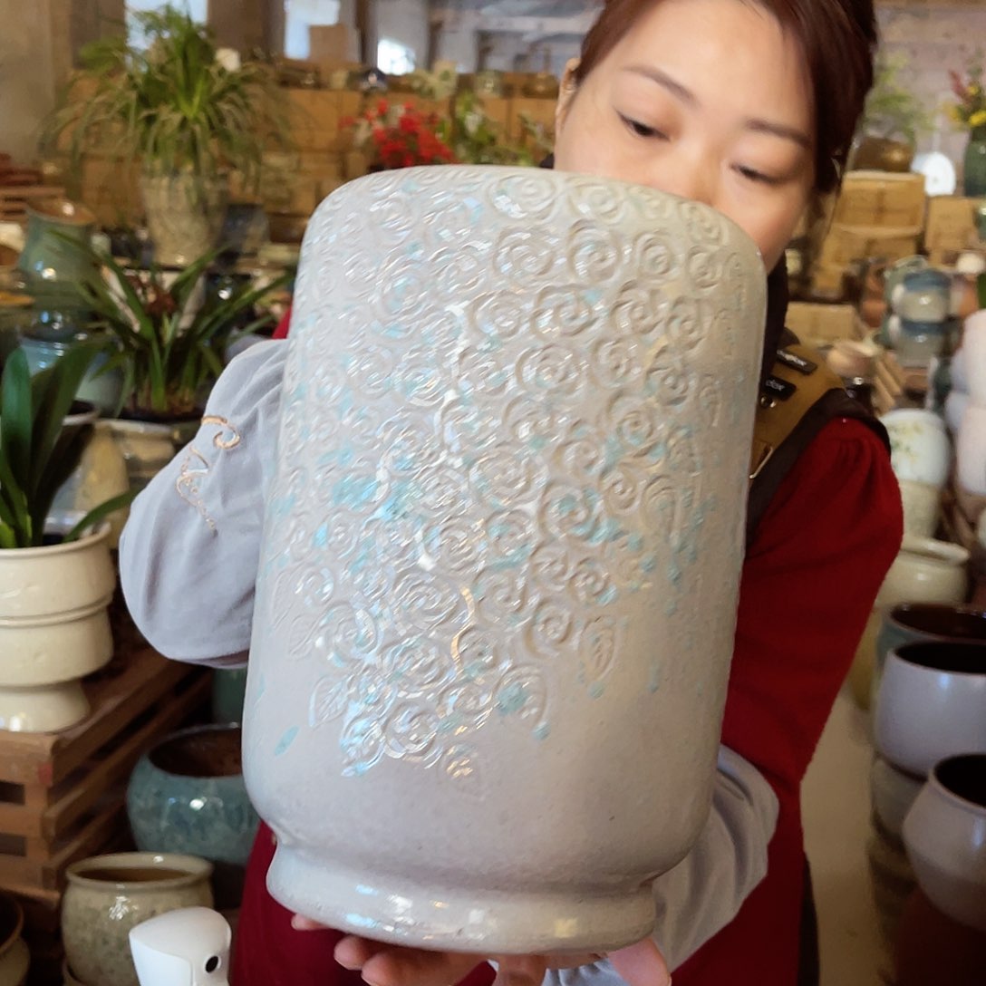 紫砂花盆高度30口径19