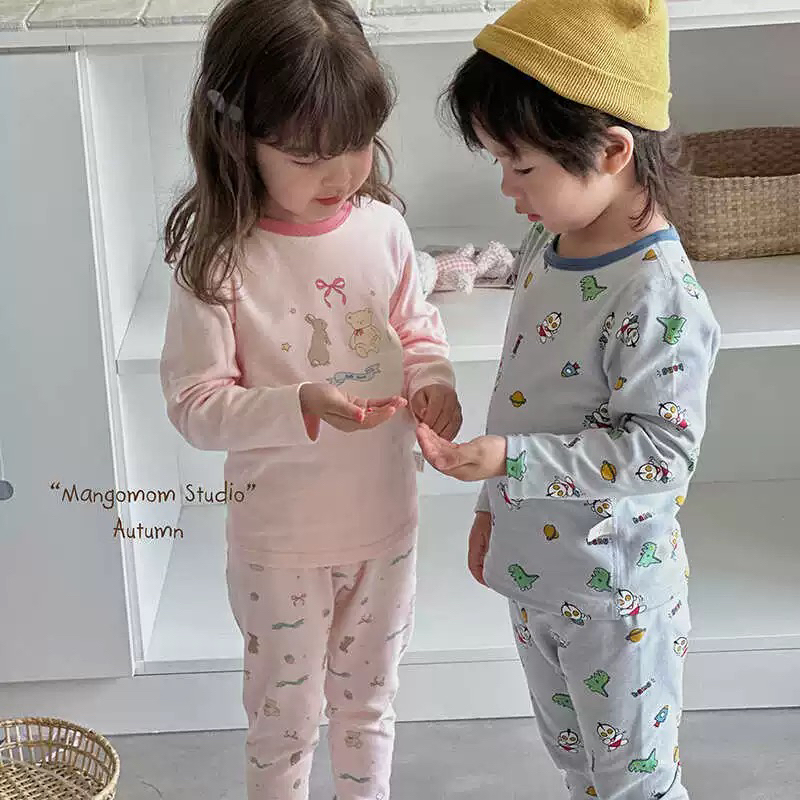 （一套）儿童纯棉莱卡秋衣裤套装（非主图）