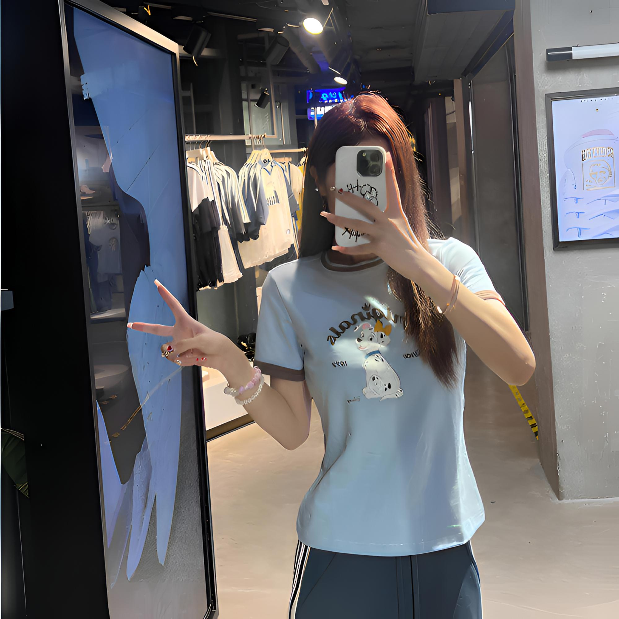 adidas/阿迪达斯 三叶草DISNEY迪士尼联名款运动短袖T恤KG6697