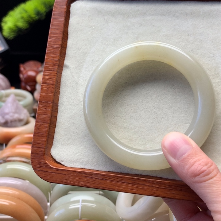 查罗石合金手镯（开口镯）57.7