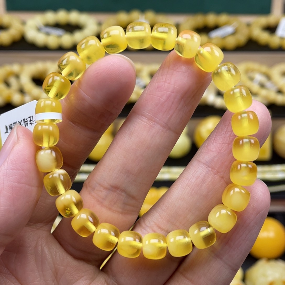 琥珀裸石未镶嵌琥珀蜜蜡