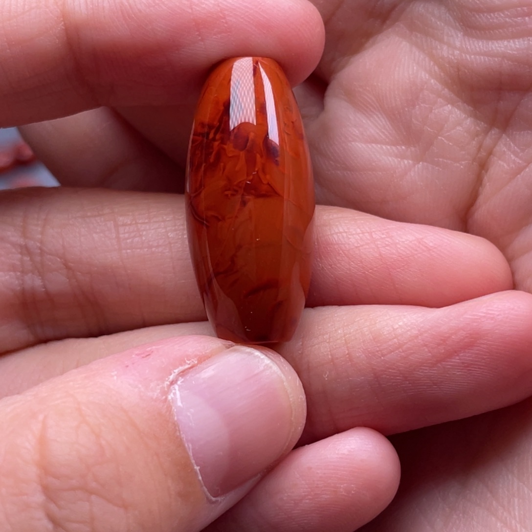 南红玛瑙未镶嵌珠宝奇石桶珠