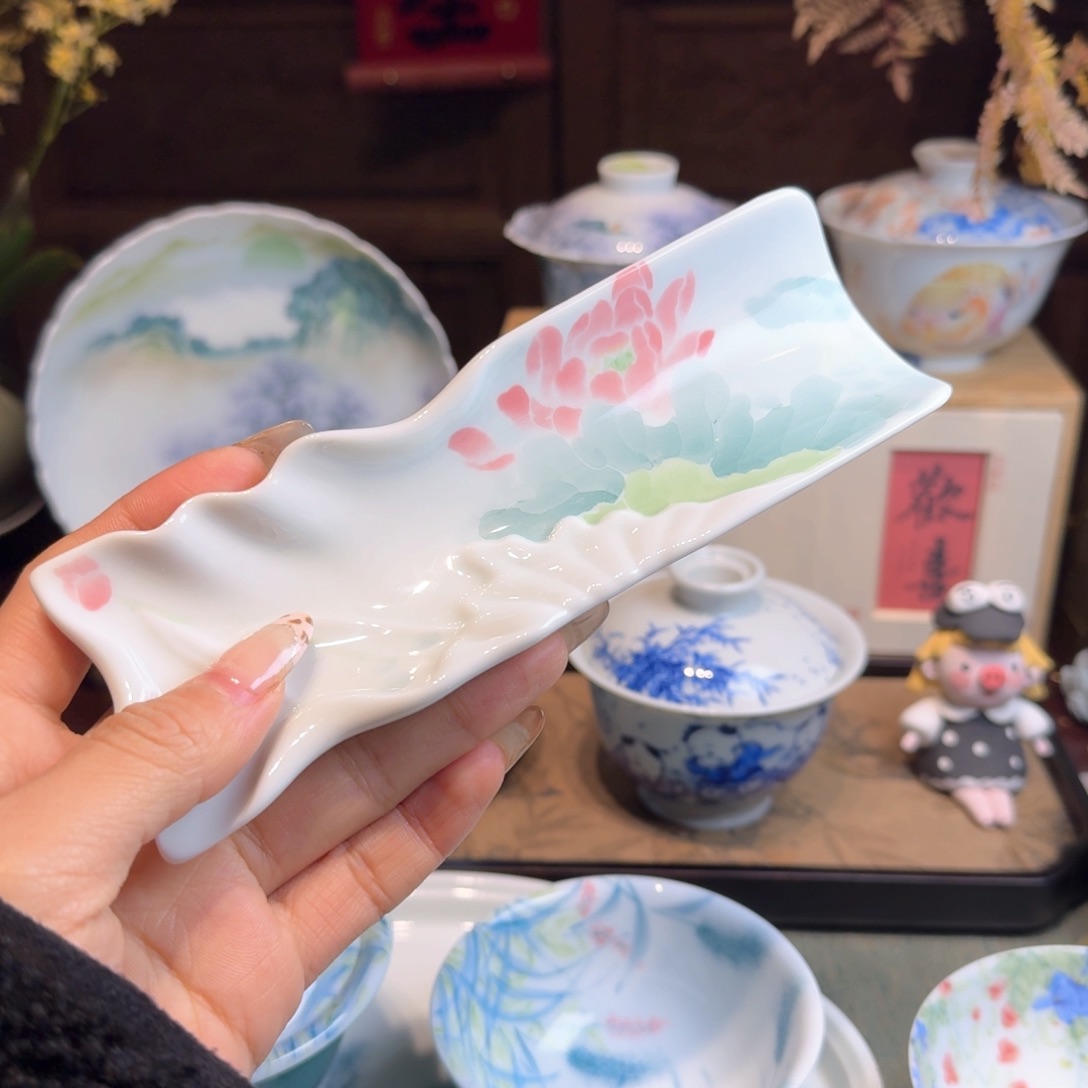 赐闲堂荷花茶则耶