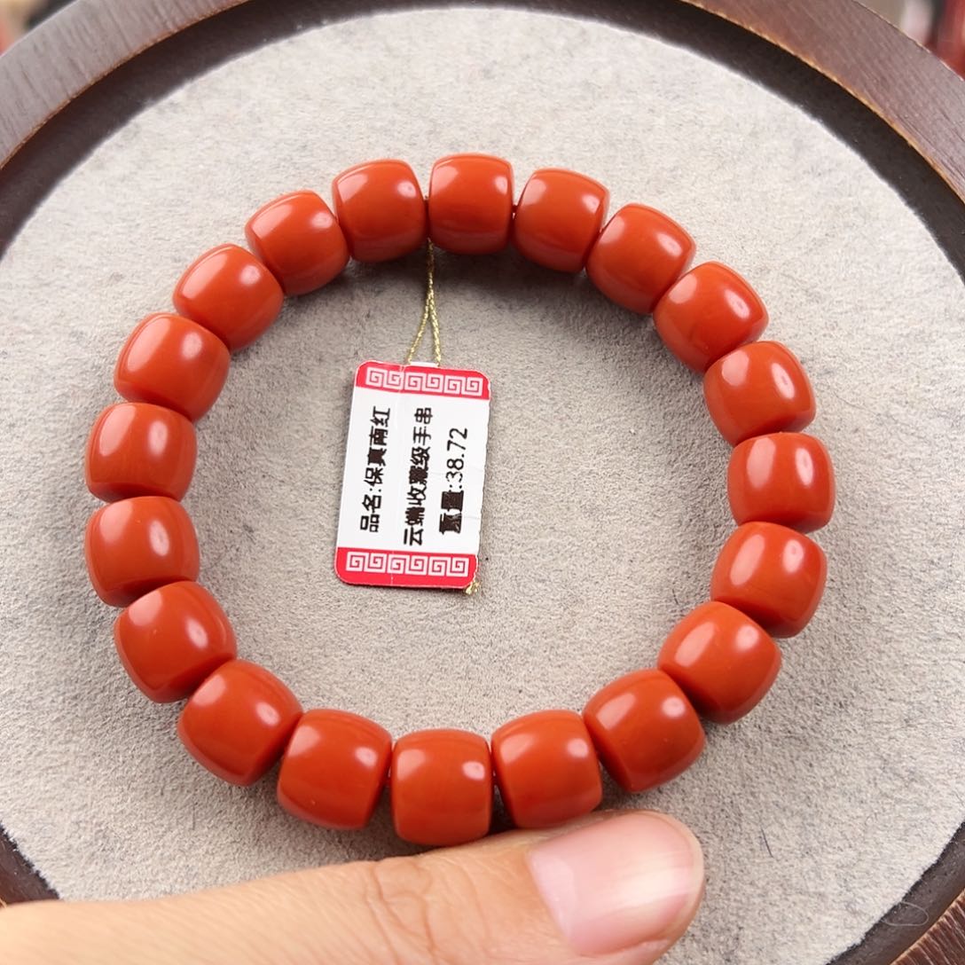 南红玛瑙手串未镶嵌