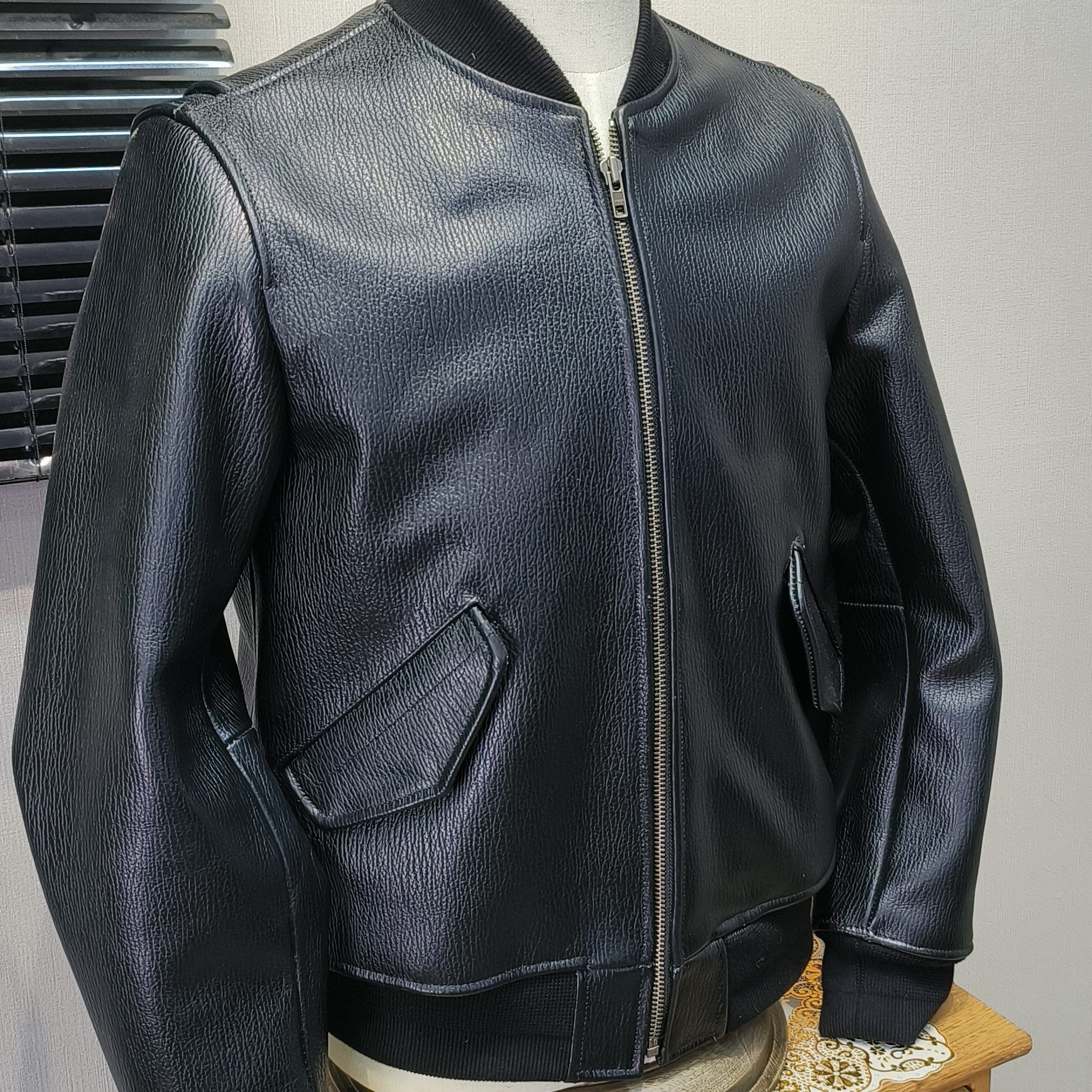 MA-1立领飞行夹克保暖棒球服男秋冬季纯色休闲上衣