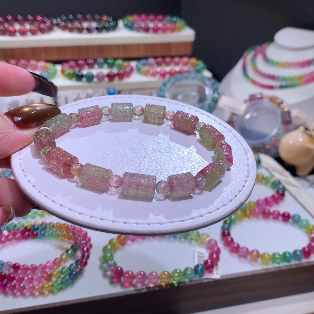 未镶嵌碧玺手链碧玺