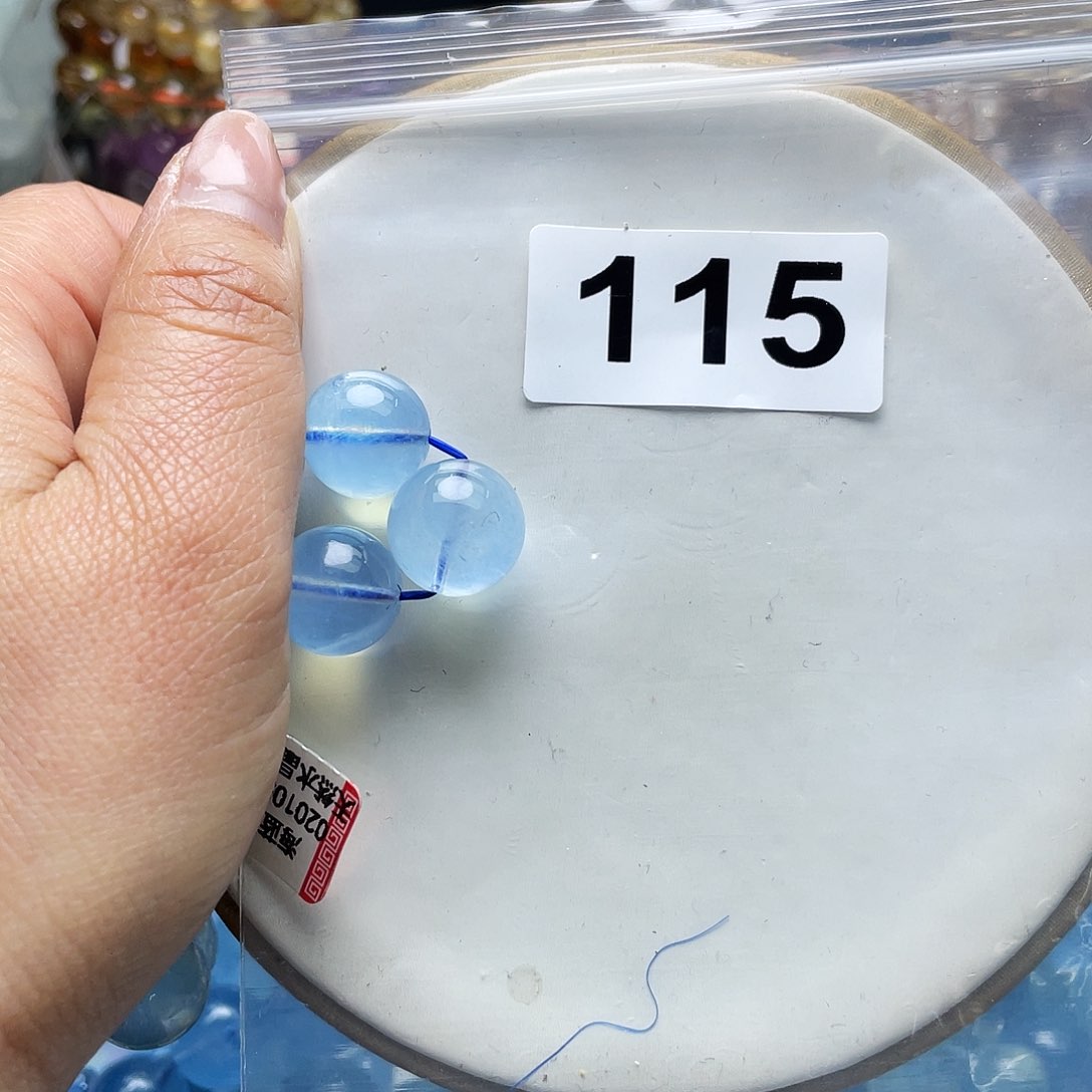 水晶手串115。 未镶嵌哈*瓜