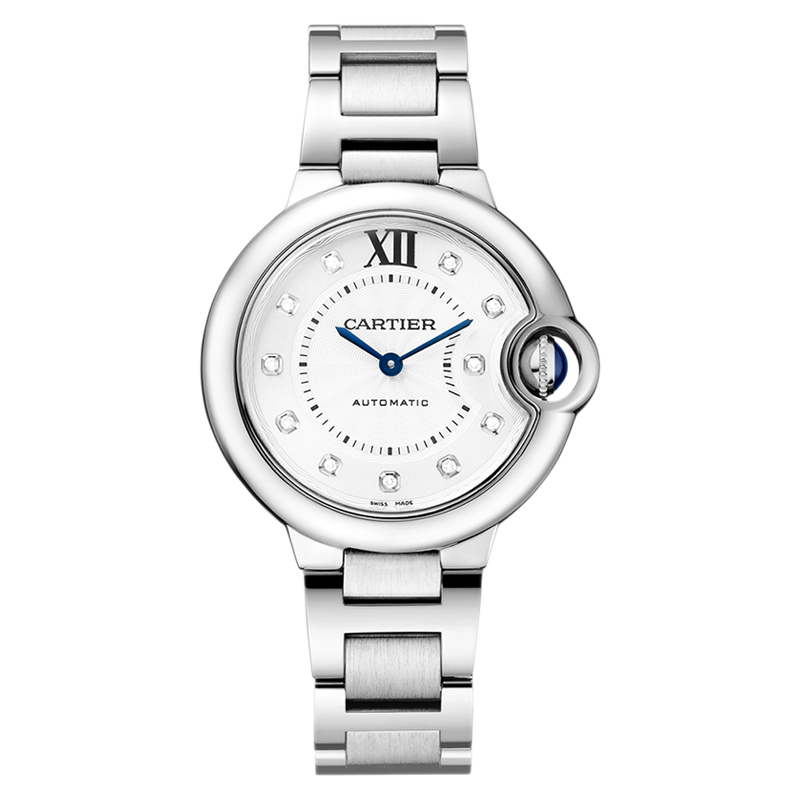 95新 Cartier/卡地亚 蓝气球33mm 已延保 内钻女士腕表