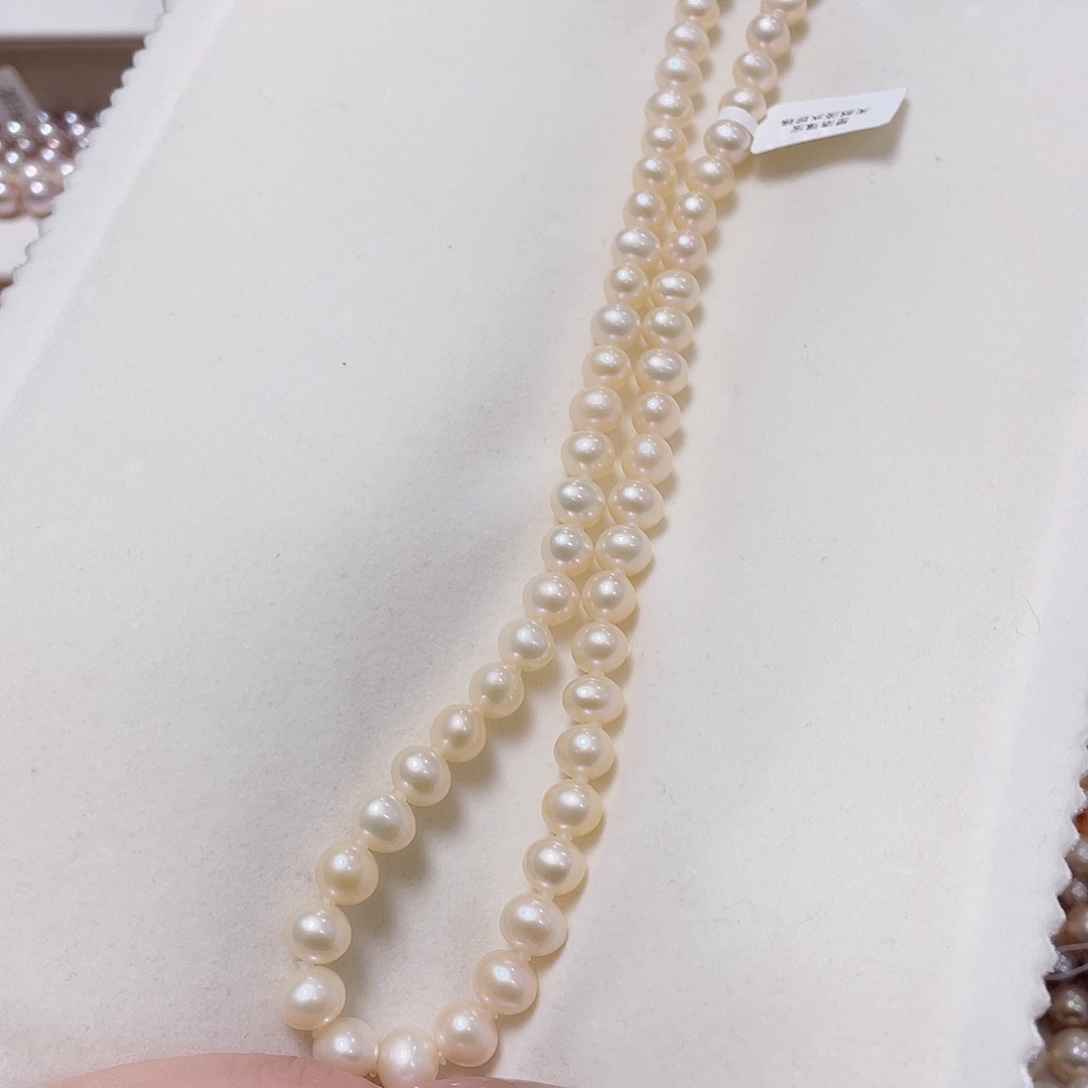 银S925镶嵌淡水珍珠颈饰