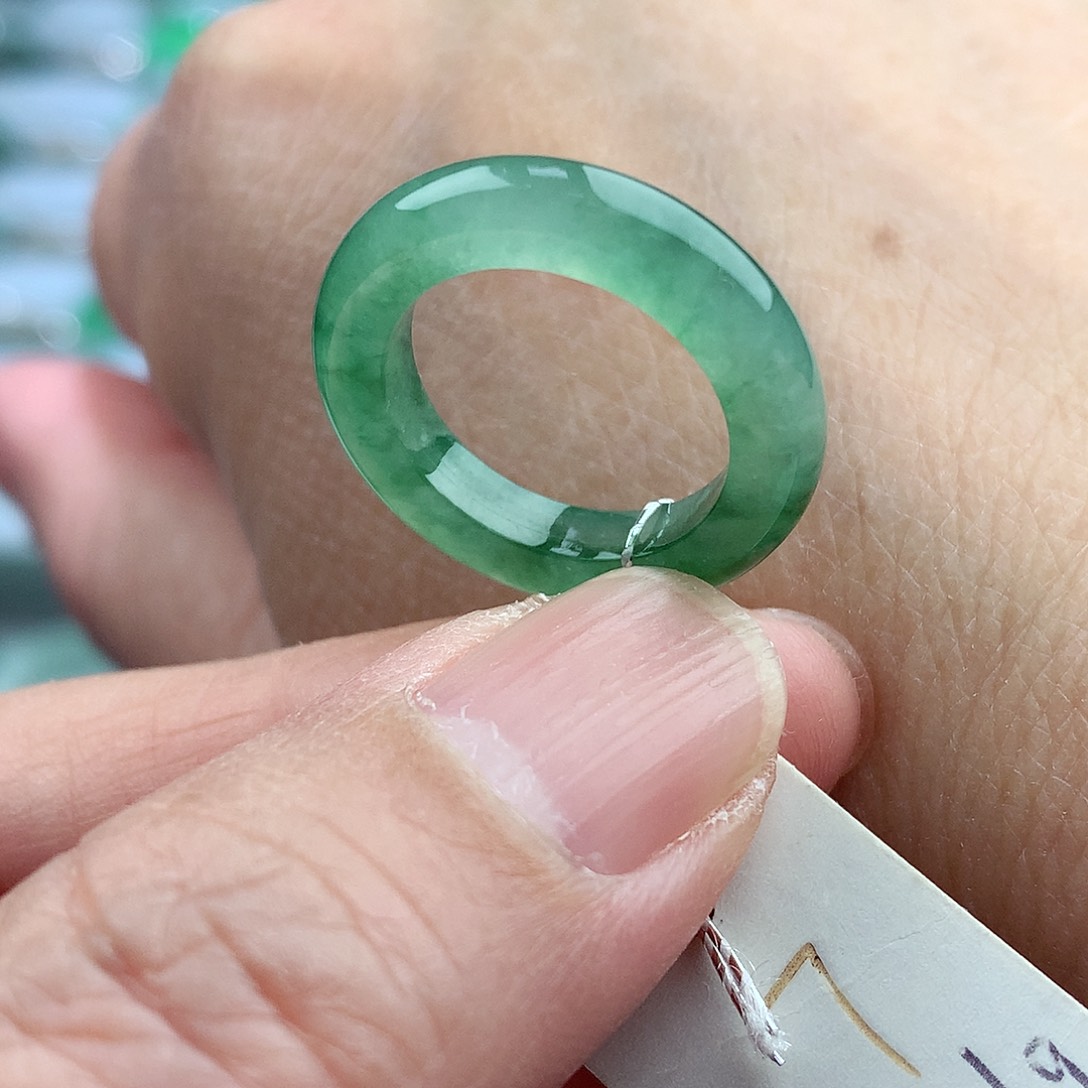 未镶嵌戒指翡翠7号