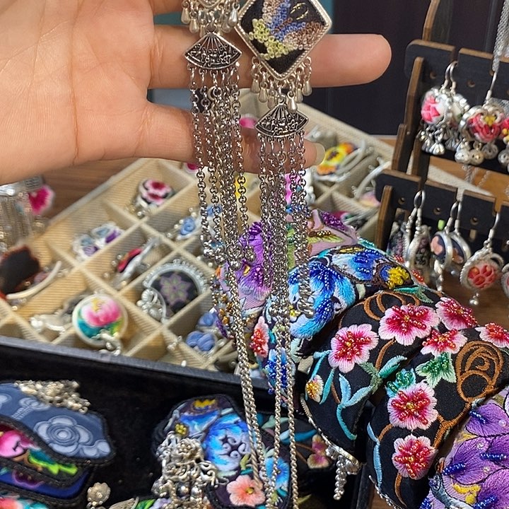 三醋酯纤维耳环耳钉