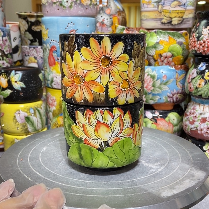 景德镇艺术手绘作品