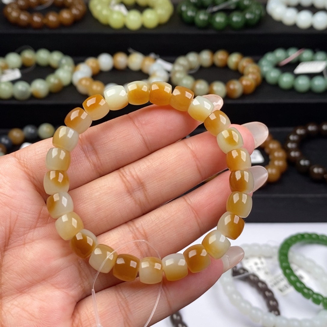 和田玉手串未镶嵌