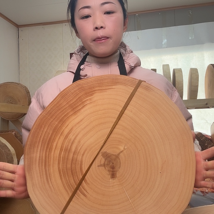 木银杏树菜板整木整切