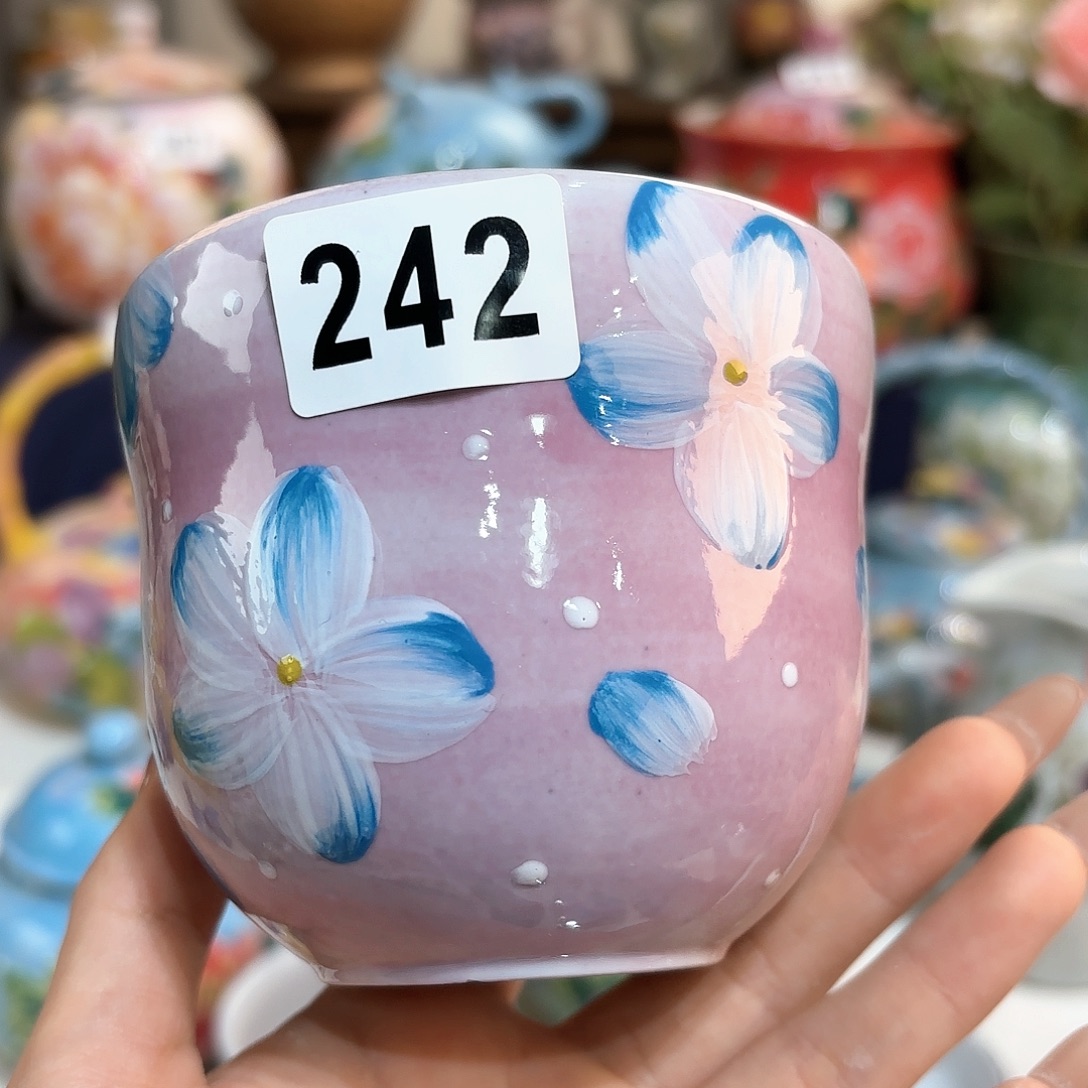 景德镇手绘高温釉下彩陶瓷茶具
