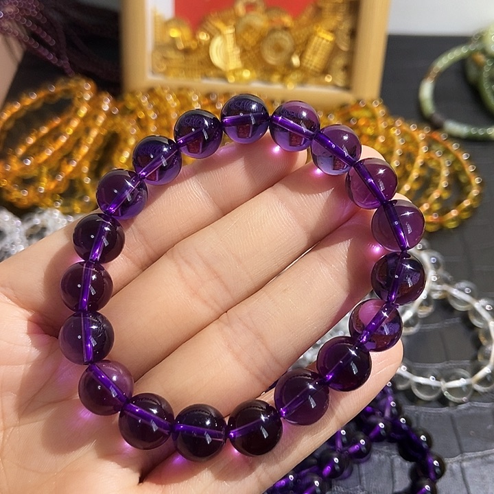 水晶手链未镶嵌紫水晶10