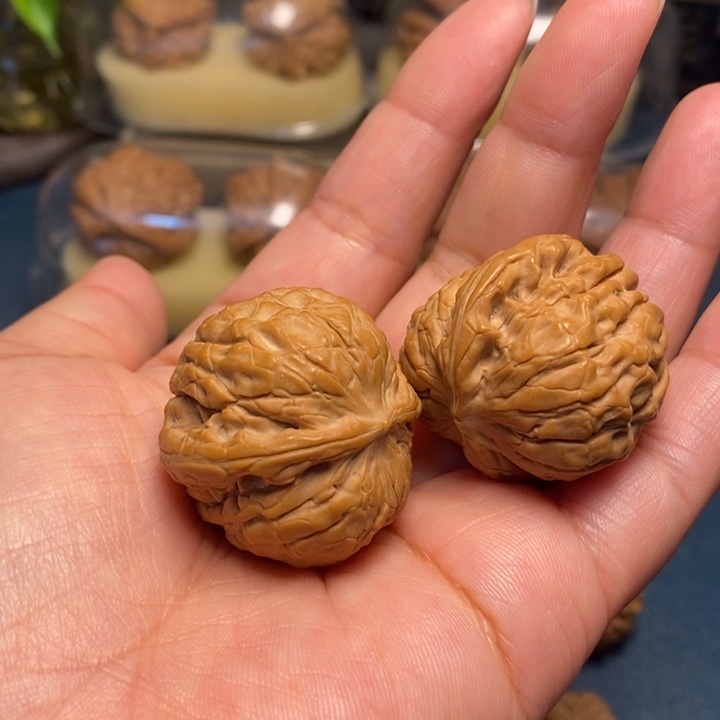 【闪购商品】文玩核桃把件甲骨文