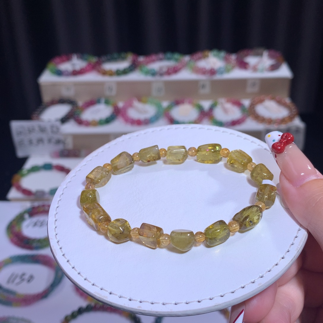 碧玺手链未镶嵌碧玺