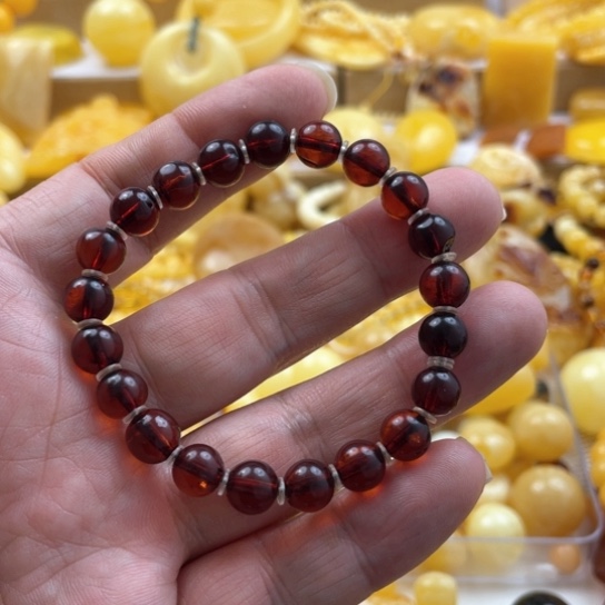蜜蜡手串未镶嵌手串