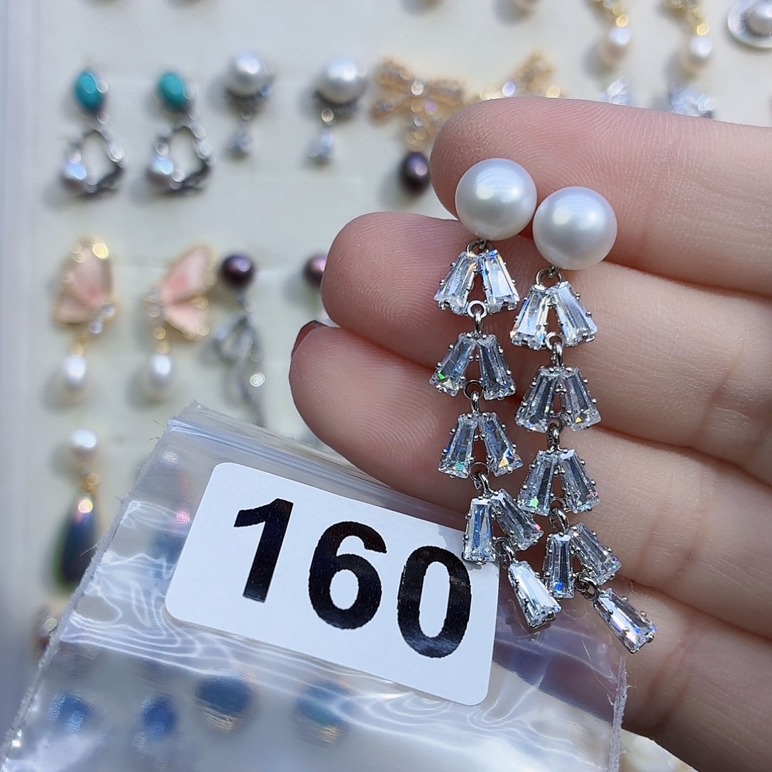 耳饰淡水珍珠合金