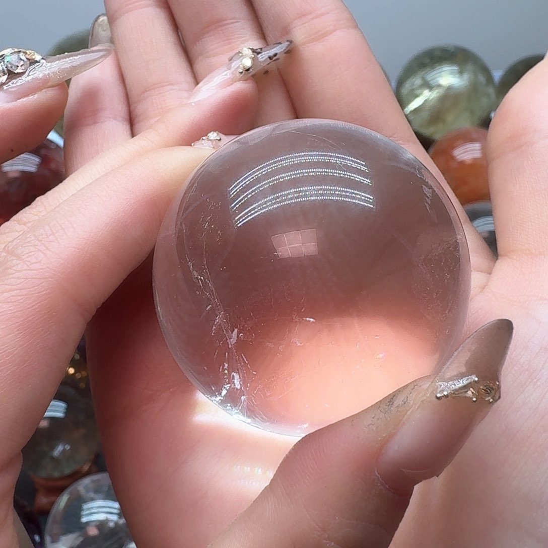 水晶天然水晶默认微瑕738 4.3未镶嵌抖**技