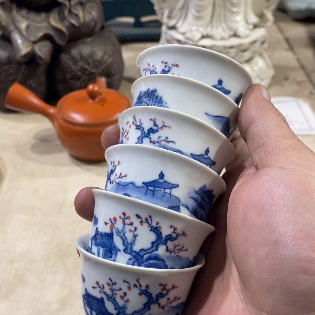 日本竹泉杯子6个的