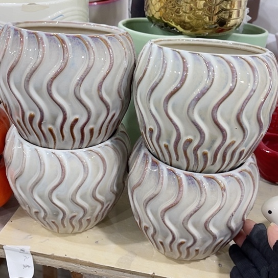 多肉绿植陶瓷花盆9:9包邮，有孔