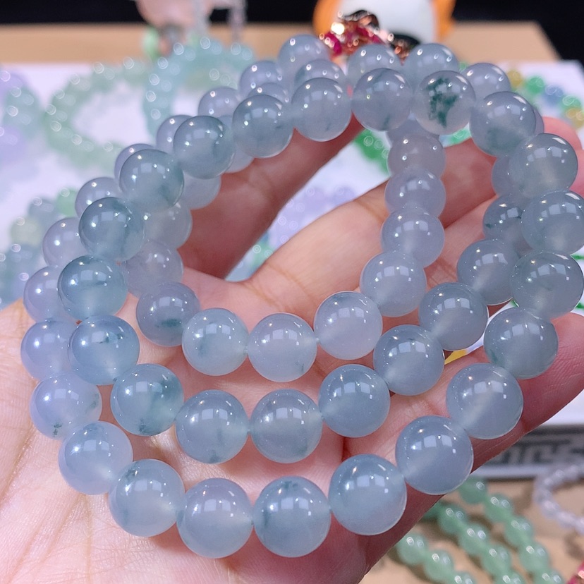 【闪购商品】翡翠手链未镶嵌翡翠卡10