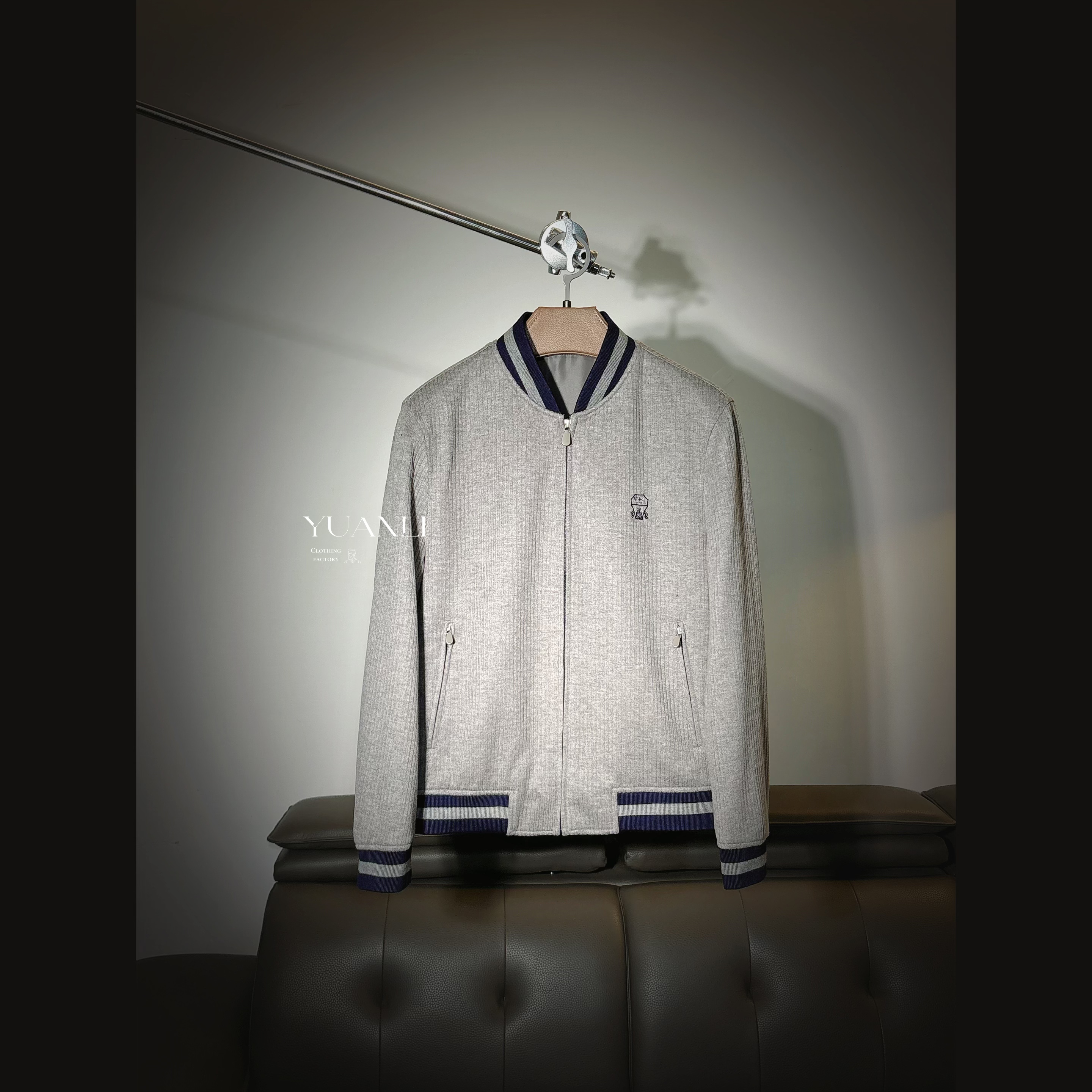 【61013-IMK】高奢男装 2025秋冬新款 男士人棉舒适时尚棒球服夹克