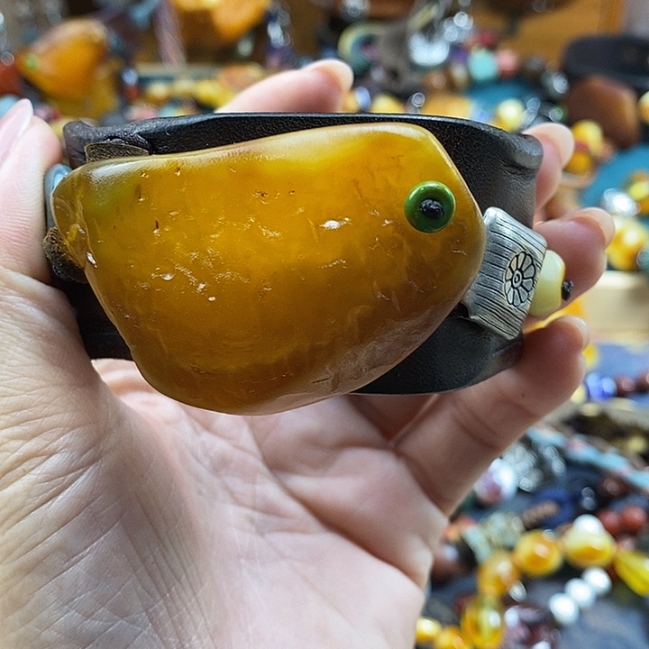 蜜蜡未镶嵌手镯手镯