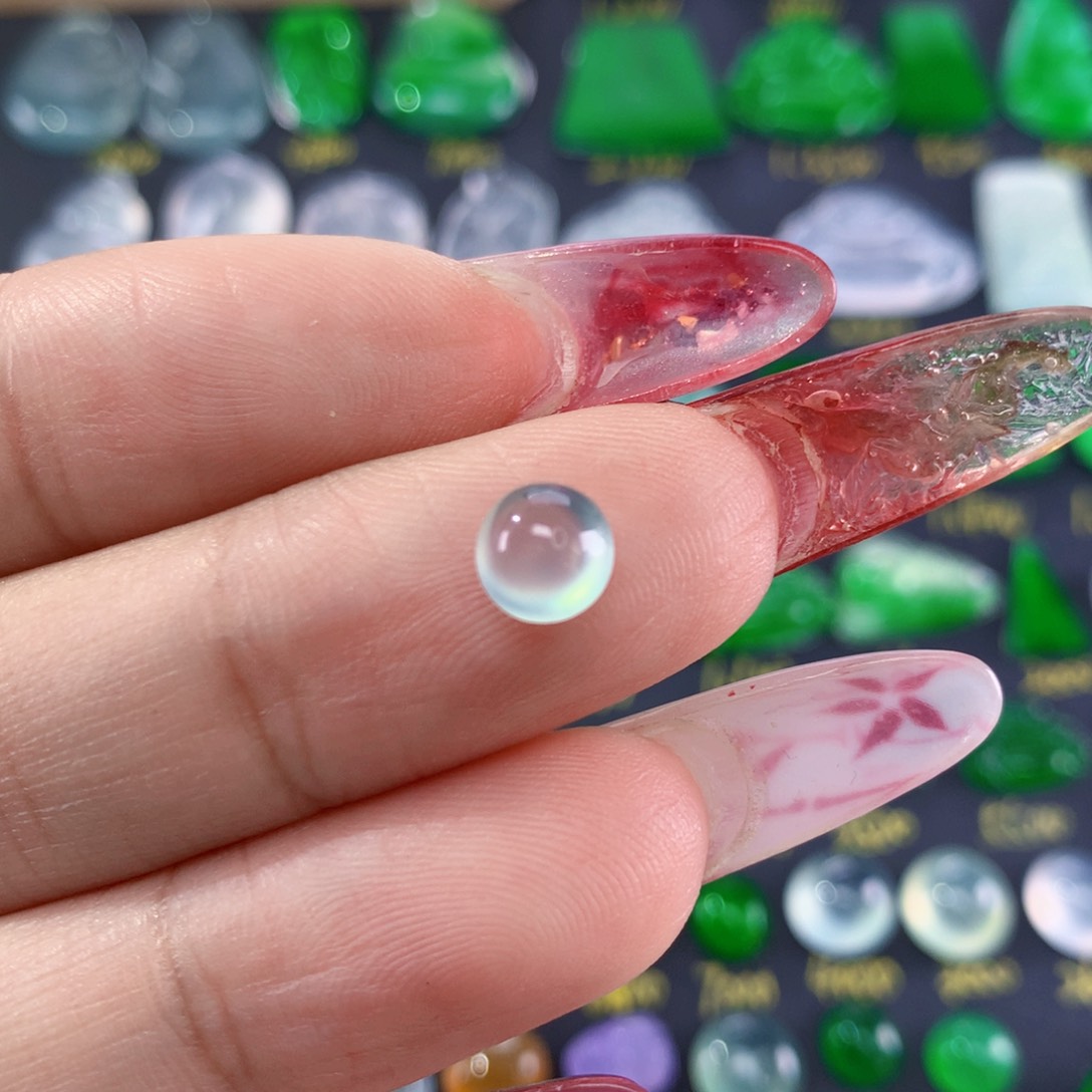 翡翠颈饰未镶嵌纯天然缅甸翡翠A货