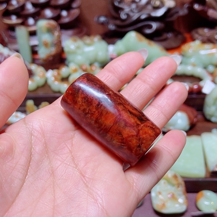 岫岩河磨玉（透闪石质玉）挂件未镶嵌