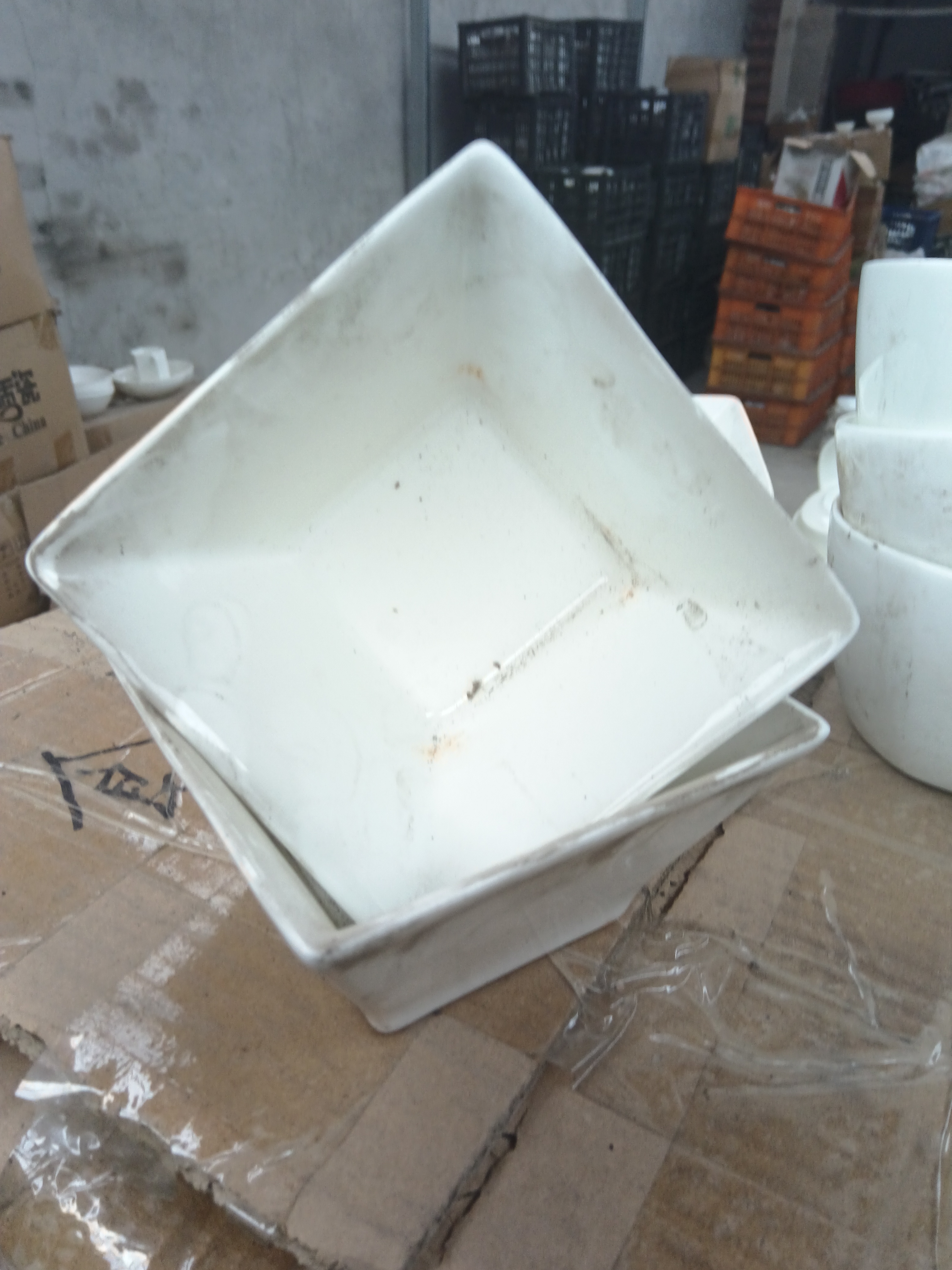 国营尾货四斗碗一对微瑕