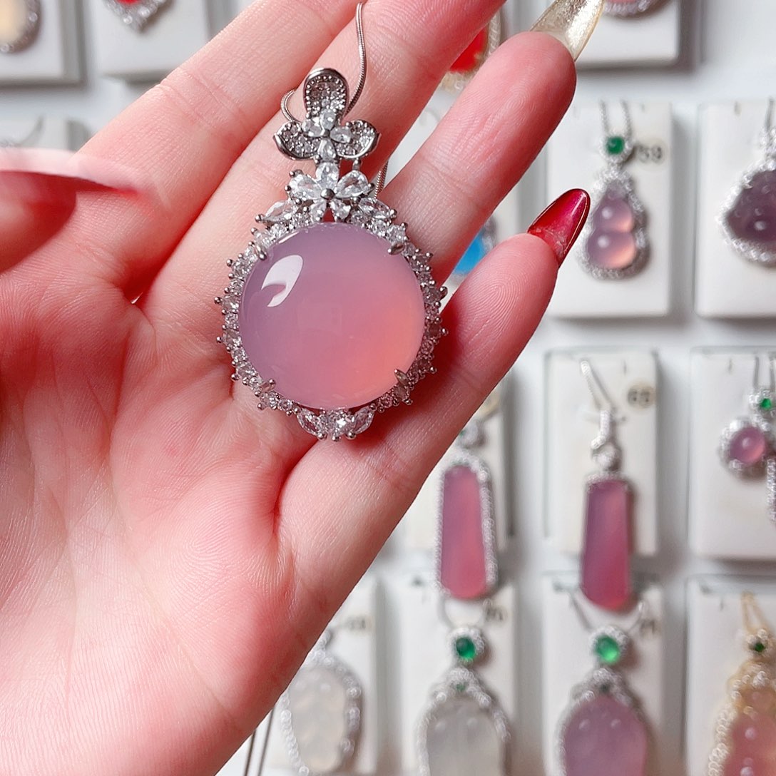 玛瑙/玉髓吊坠(赠链)未镶嵌