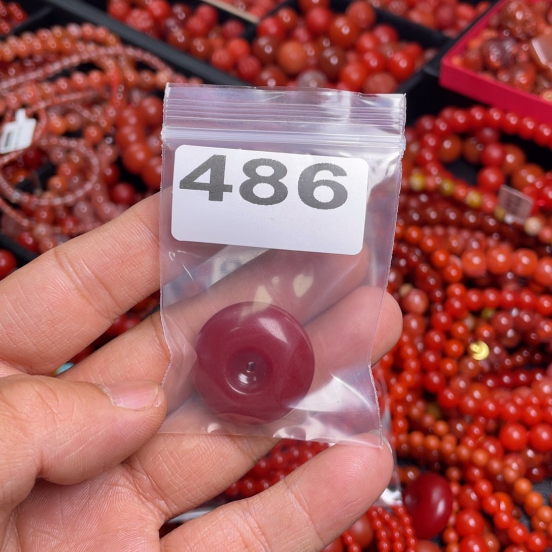 南红玛瑙平安扣未镶嵌千****