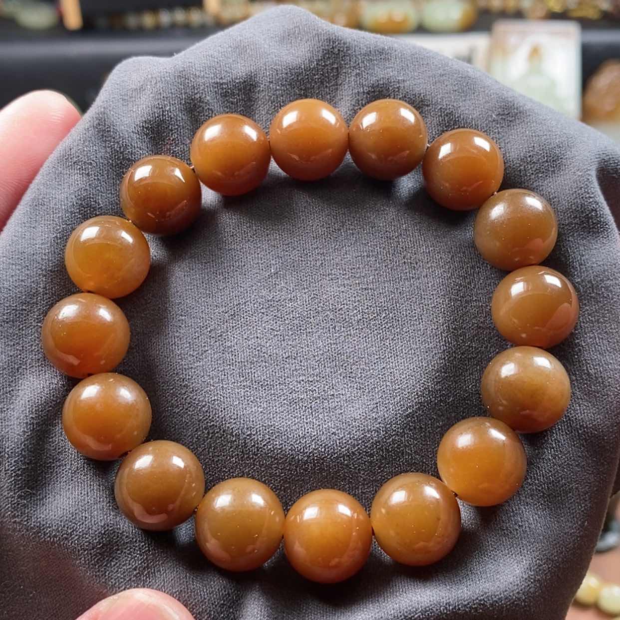 【闪购商品】和田玉（糖玉）手链未镶嵌