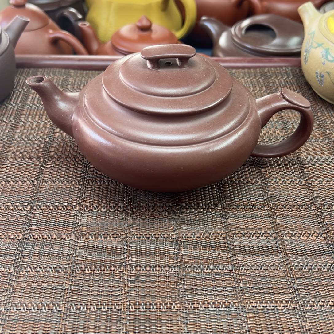 紫砂茶壶宜兴原矿紫砂壶340毫升容量