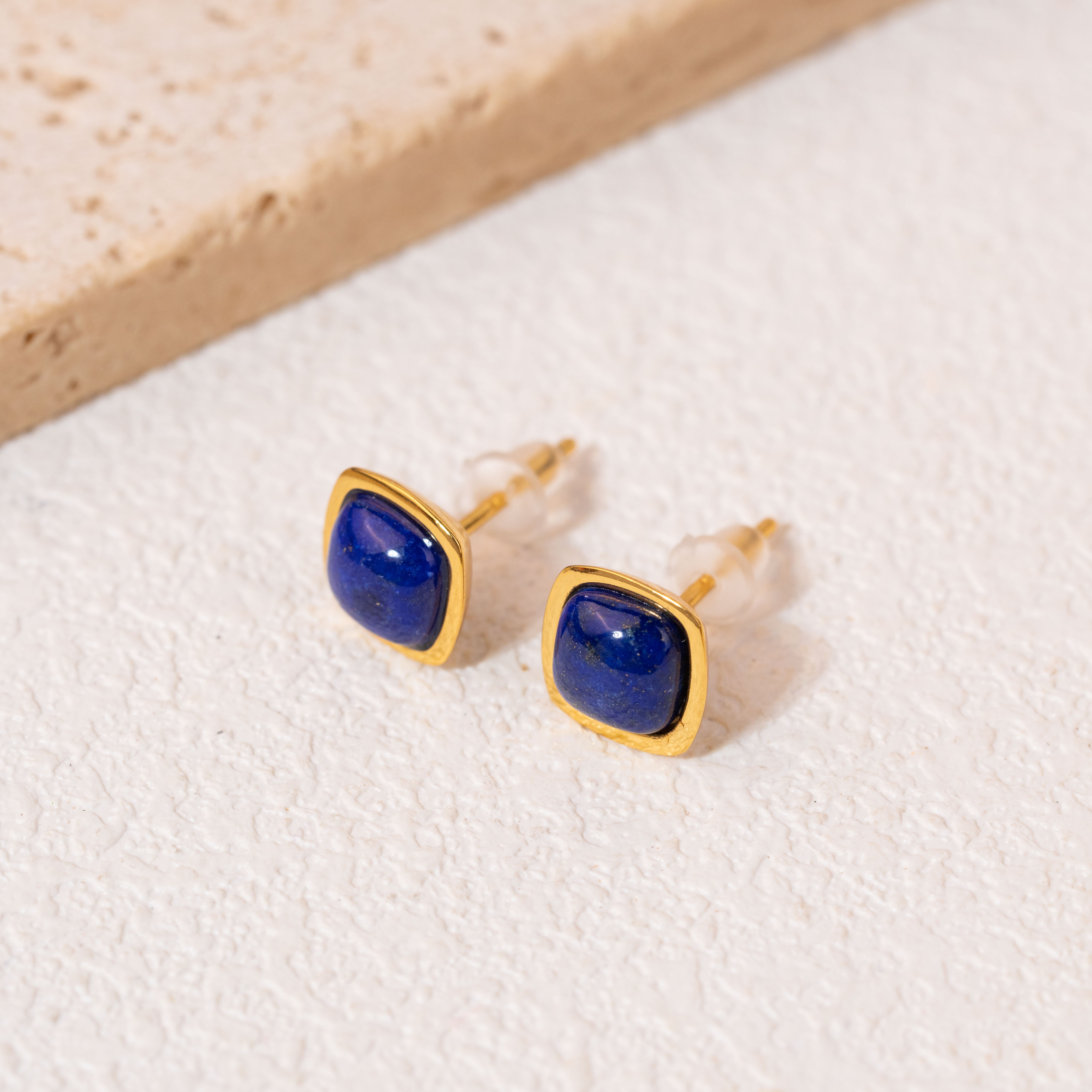 【青贵方】青金石耳钉（天然珠宝多样性发其一）