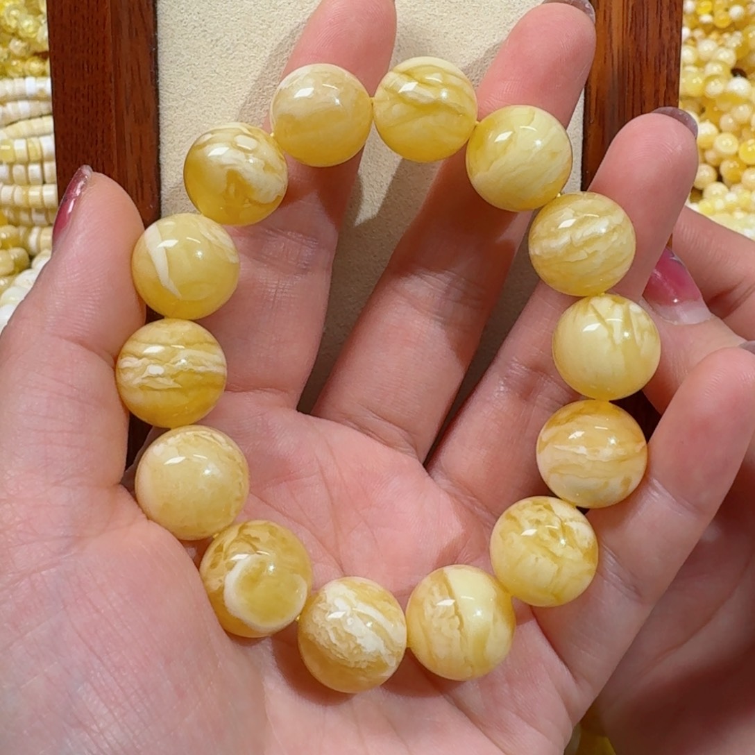 琥珀手链未镶嵌‘*蜜蜡手串