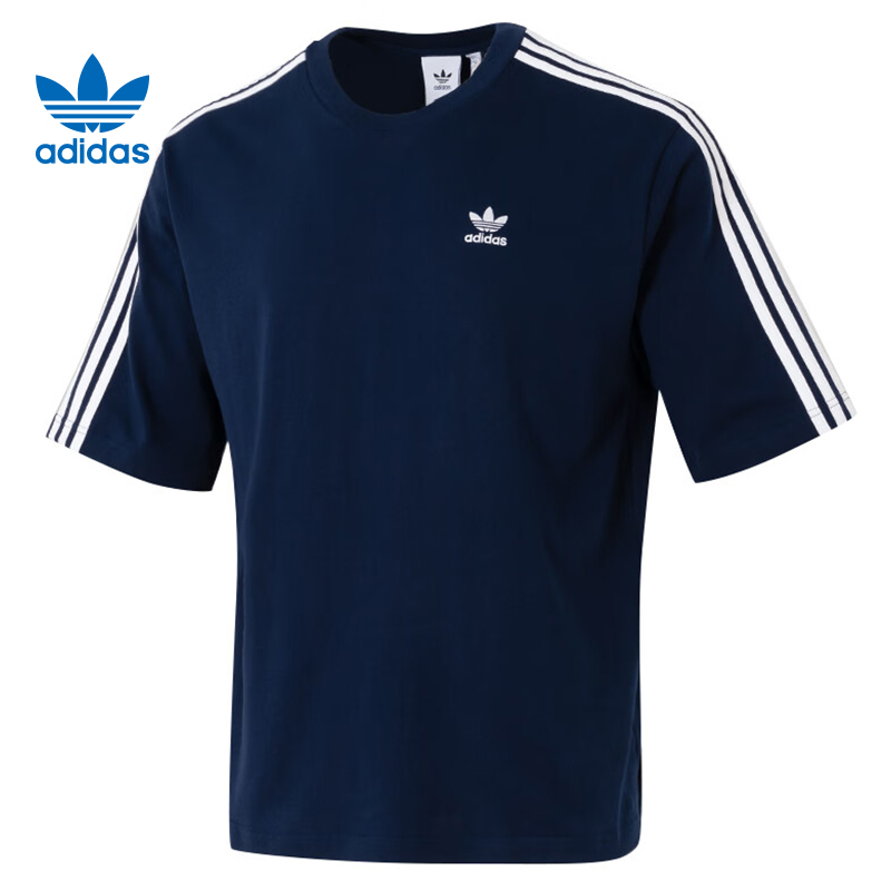 adidas阿迪达斯【大】三叶草男子运动休闲短袖T恤JP1059