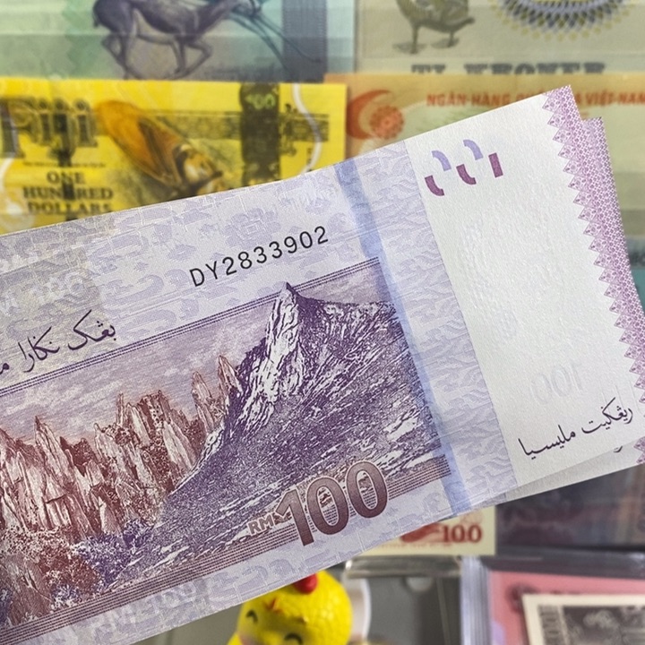 纸币强*马来西亚100 尾号902