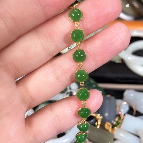 和田玉手链未镶嵌